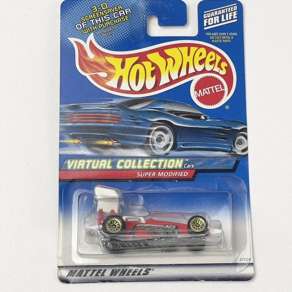 Hot Wheels 1997 Super Modified Virtual Collection Cars Red 1:64 Diecast